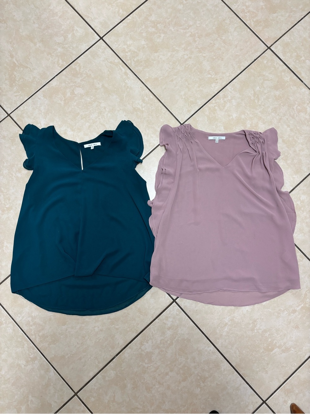 Two Naked Zebra Tops Size S